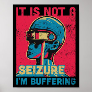 Affiche Funny Seizure - Ruban pourpre pour l'Epilepsie