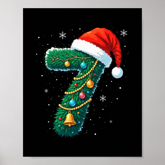 Affiche Funny Six Seven 6 7 Meme Design Couples Christmas  (Devant)