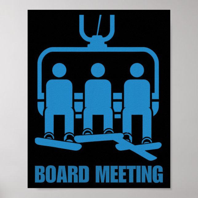 Affiche Funny Snowboard Shirt Snowboardeur Snowboard Lov (Devant)
