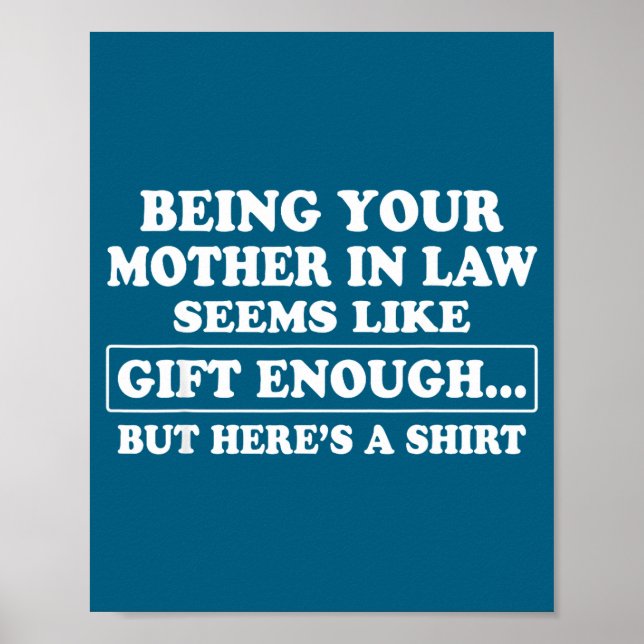 Affiche Funny Son In Law Sarcastic Humor Quote From Mother (Devant)