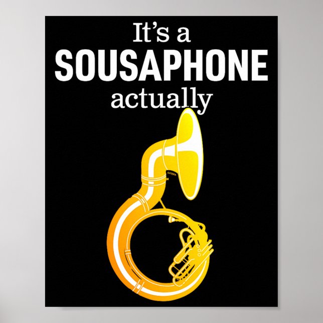 Affiche Funny Sousaphone Humor For Proud Sousaphonist Marc (Devant)