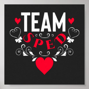 Affiche Funny Team Sped Decorative Ornamental
