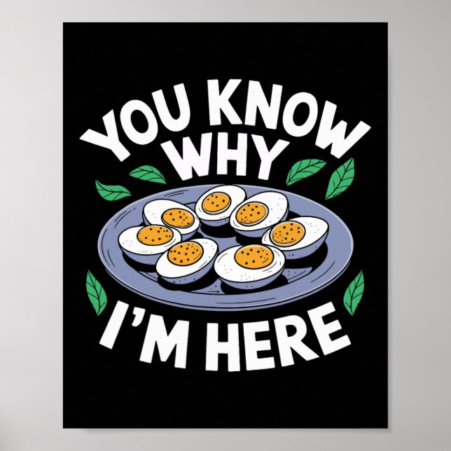 Affiche Funny Thanksgiving Dinner You Know Why I'm Here Re (Devant)