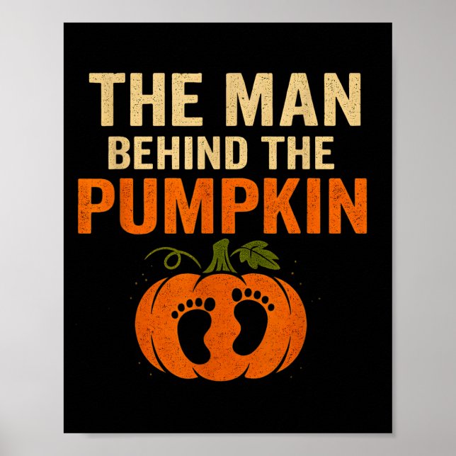 Affiche Funny Thanksgiving Pregnancy Reveal Costume For Da (Devant)