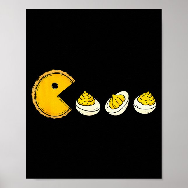 Affiche Funny Thanksgiving Turkey Gift For Men Women Kids  (Devant)