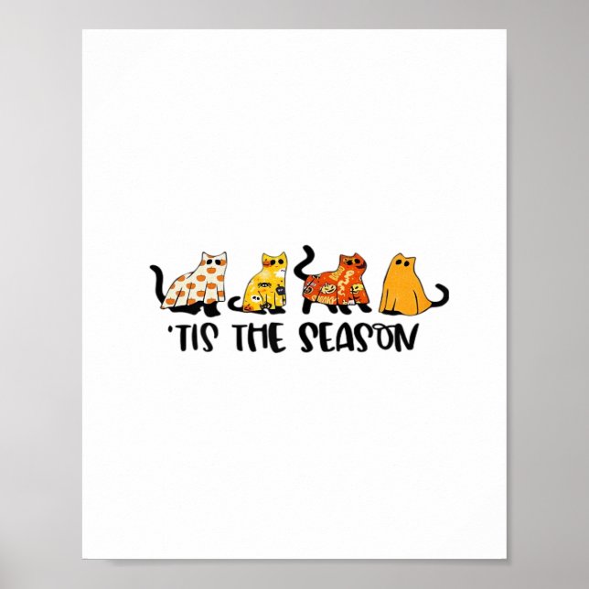 Affiche Funny Tis The Season Spooky Halloween Costume (Devant)