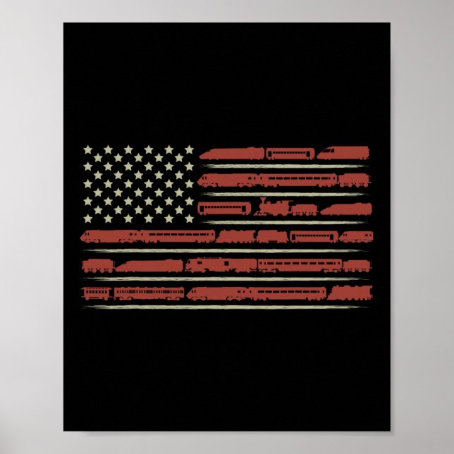 Affiche Funny Train Collector Cadeau Adultes Modèle de Con (Devant)