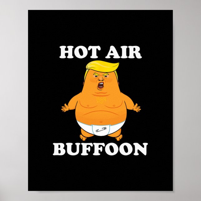 Affiche Funny Trump Lloon Hot Air Buffoon  (Devant)