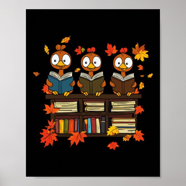Affiche Funny Turquie Lecture Livre Librarian Bookworm Mer (Devant)