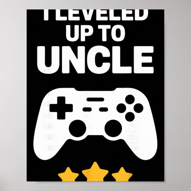 Affiche Funny Uncle Art For Uncle Men From New Promoted To (Devant)