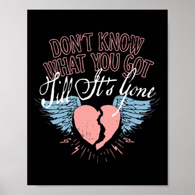 Affiche Funny Valentine Don't Know What You Got Till It's  (Devant)