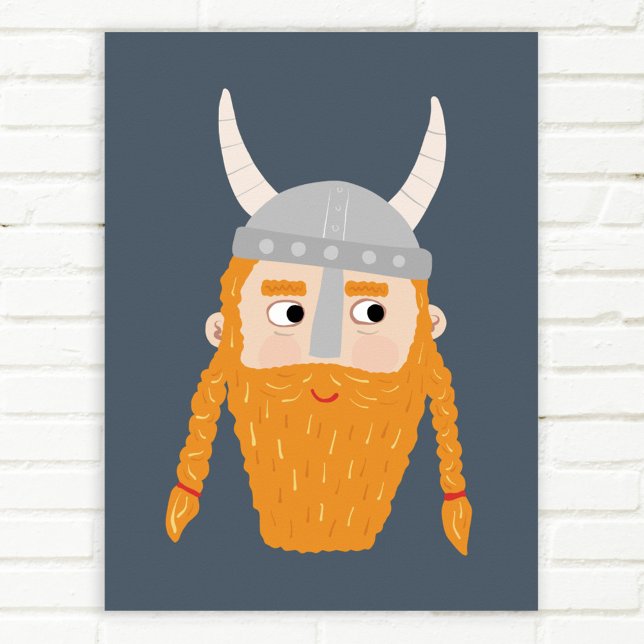 Affiche Funny Viking (Créateur téléchargé)