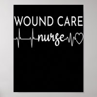 Funny Wound Care Nurse EKG Nursing Wound Ostomy