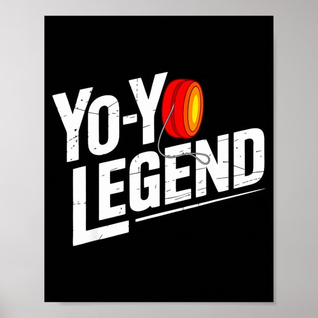 Affiche Funny Yoyo Player Legend Yo-yo Performer  (Devant)