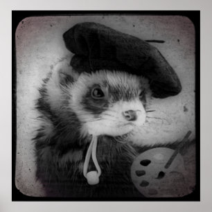 Affiche Furet comme artiste