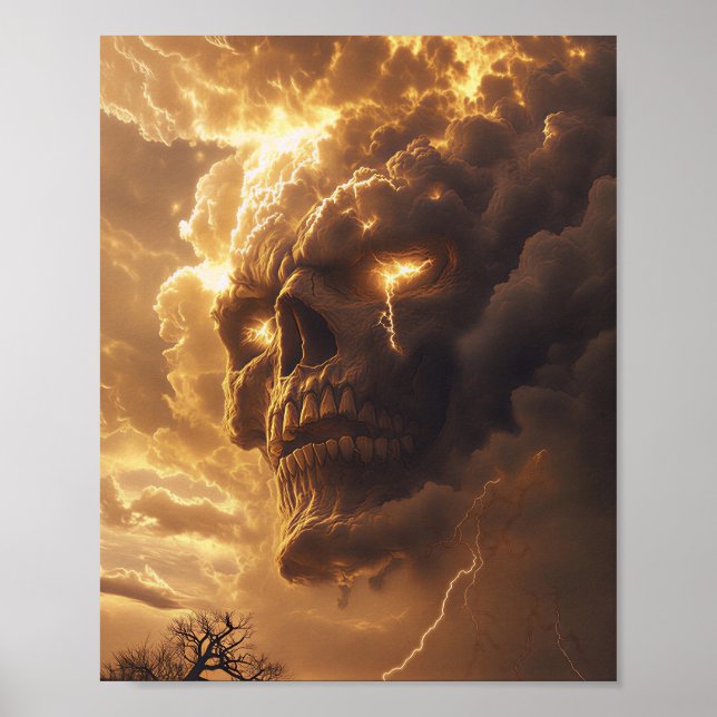 Affiche Fureur du Crâne de la Tempête (Devant)