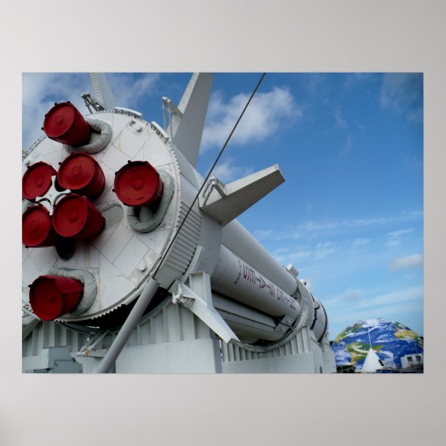 Affiche Fusée, Kennedy Space Center, Floride (Devant)