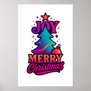 Affiche Fusion rayonnante de Noël