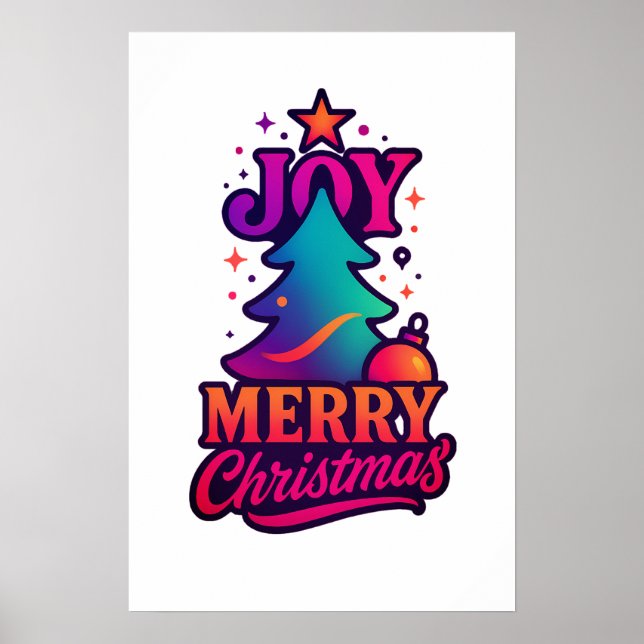 Affiche Fusion rayonnante de Noël (Devant)