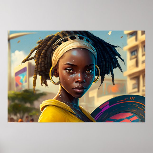 Affiche Futur frisbee (Devant)