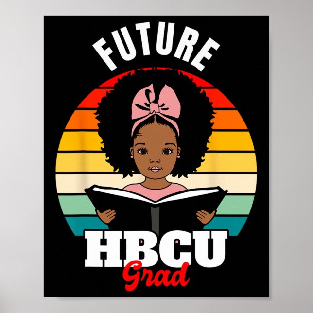 Affiche Futur Hbcu Grad African Black History Mois (Devant)