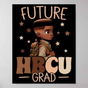 Affiche Futur Hbcu Grad History Black Boy Graduation Hbcu