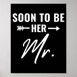 Affiche Futur mari monsieur futur mari marié fiancé bride