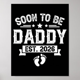 Affiche Futur Papa Établ. 2026 Fête des Pères Première Foi