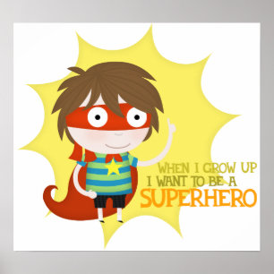 Affiche Futur super-héros (grand poster)