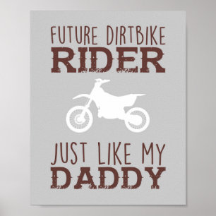 Affiche Future Dirtbike Rider Baby Boy Nursery Imprimer