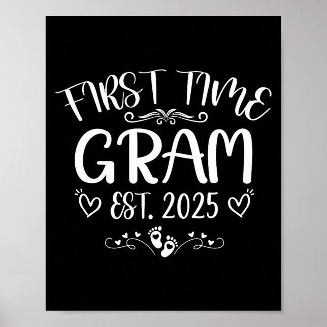 Affiche future maman pour la première fois en 2025 (Devant)