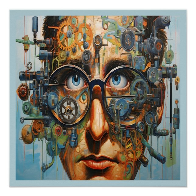 Affiche futuriste (Devant)