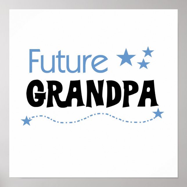 Affiche Futurs tee-shirts et cadeaux grand-pa (Devant)