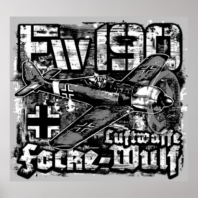 Affiche Fw 190 (Devant)