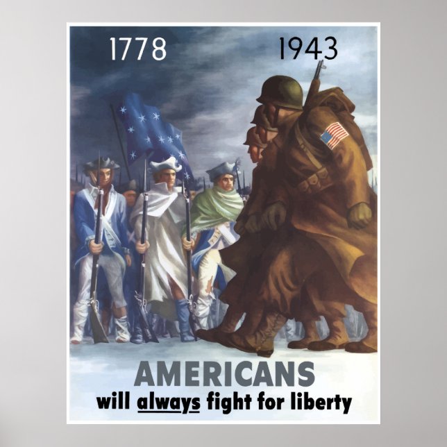 Affiche G.I.s et Minutemen — Frontière (Devant)