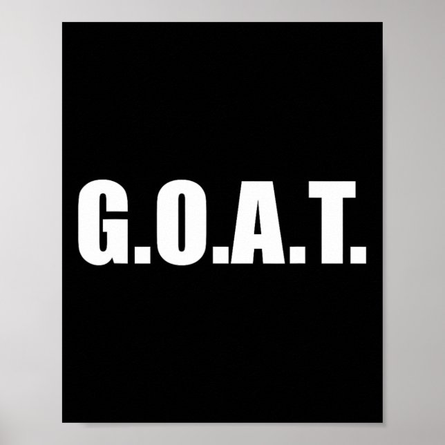 Affiche G.o.a.t Plus grand de tous les temps (Devant)