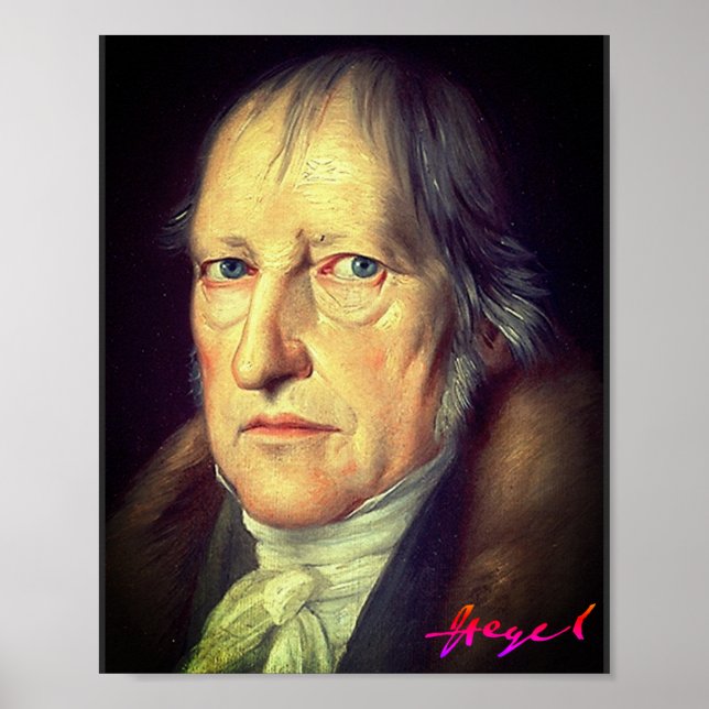 Affiche G. W. F. Hegel (portrait de 1831) (Devant)