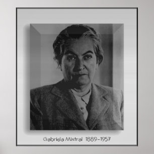 Affiche Gabriela Mistral