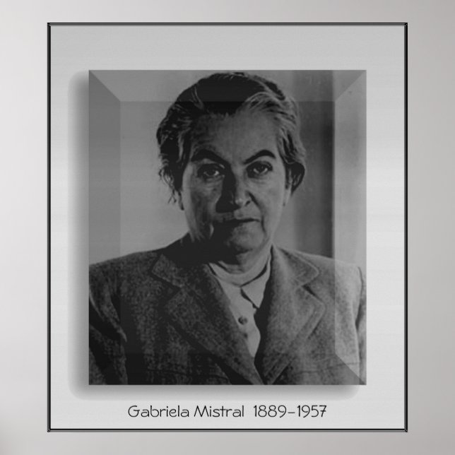 Affiche Gabriela Mistral (Devant)