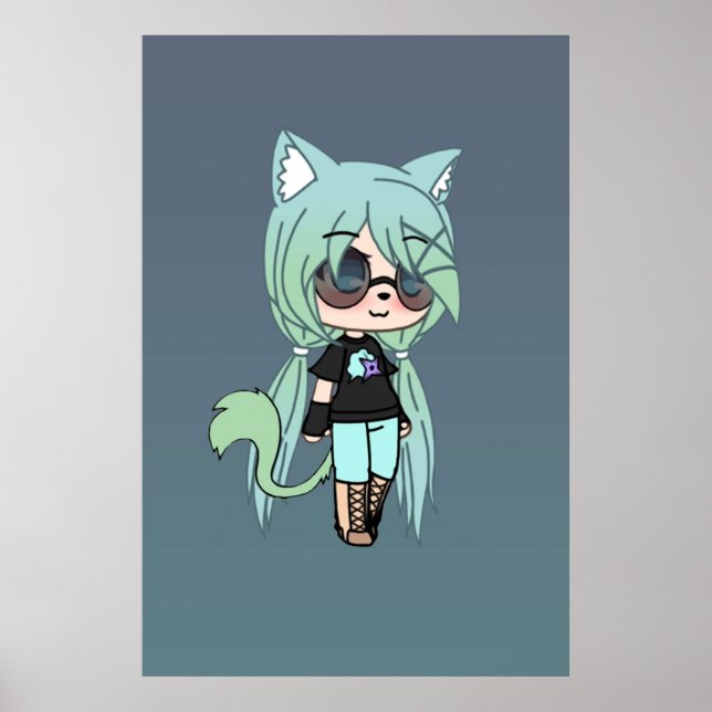 Affiche Gacha Life série Chloe the Tomboy (Devant)