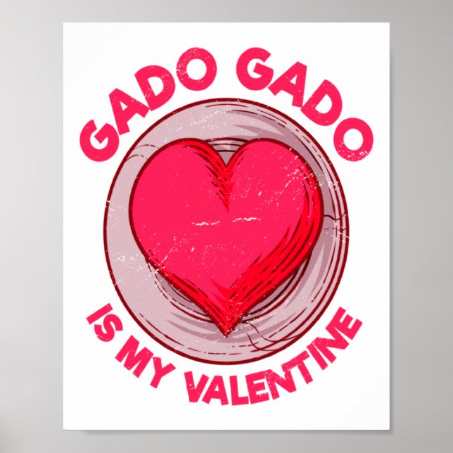 Affiche Gado Gado Is My Valentine Indonesian Salad Vegetar (Devant)