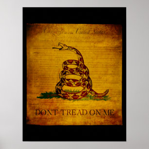 Affiche Gadsden déclaration des droits