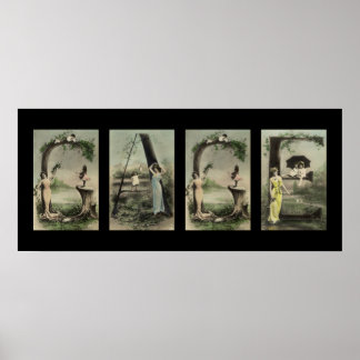 Affiche GAGE Alphabet Lettre Nom Art