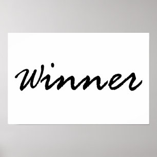 Affiche Gagnant