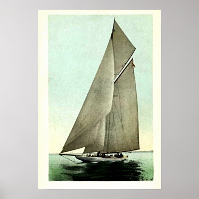 Affiche Gagnant de la Coupe américaine Reliance Yacht 1903 (Devant)