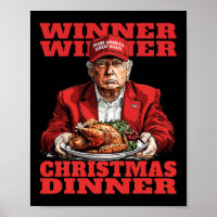 Gagnante du dîner de Noël Drôle Funny Trump Xmas S