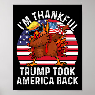 Affiche Gagnante, je remercie Trump Won d'avoir ramené l'A