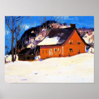 Affiche Gagnon - La Maison Rouge, art,