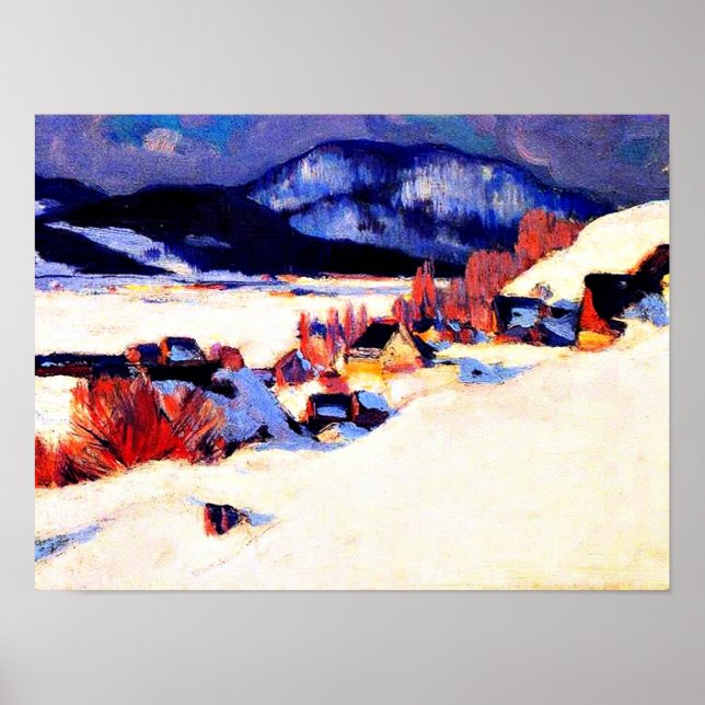 Affiche Gagnon - Rang Saint-Laurent Baie-Saint-Paul (Devant)