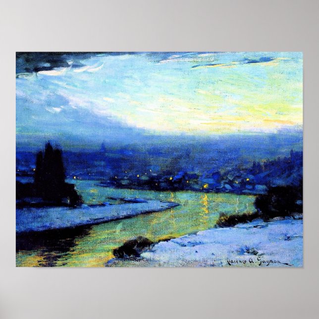 Affiche Gagnon - Twilight, peinture fine art (Devant)